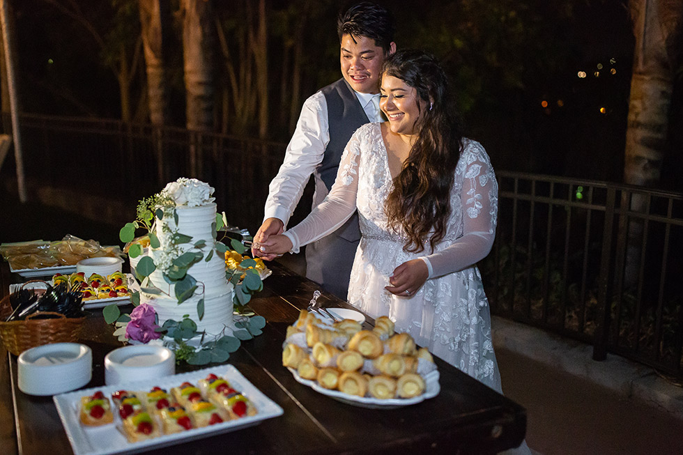 wedding cake table san diego